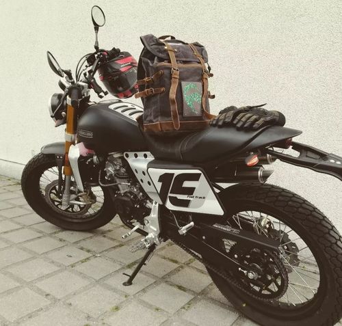 Customer photo review of Rucksack mit Patch (🌲)