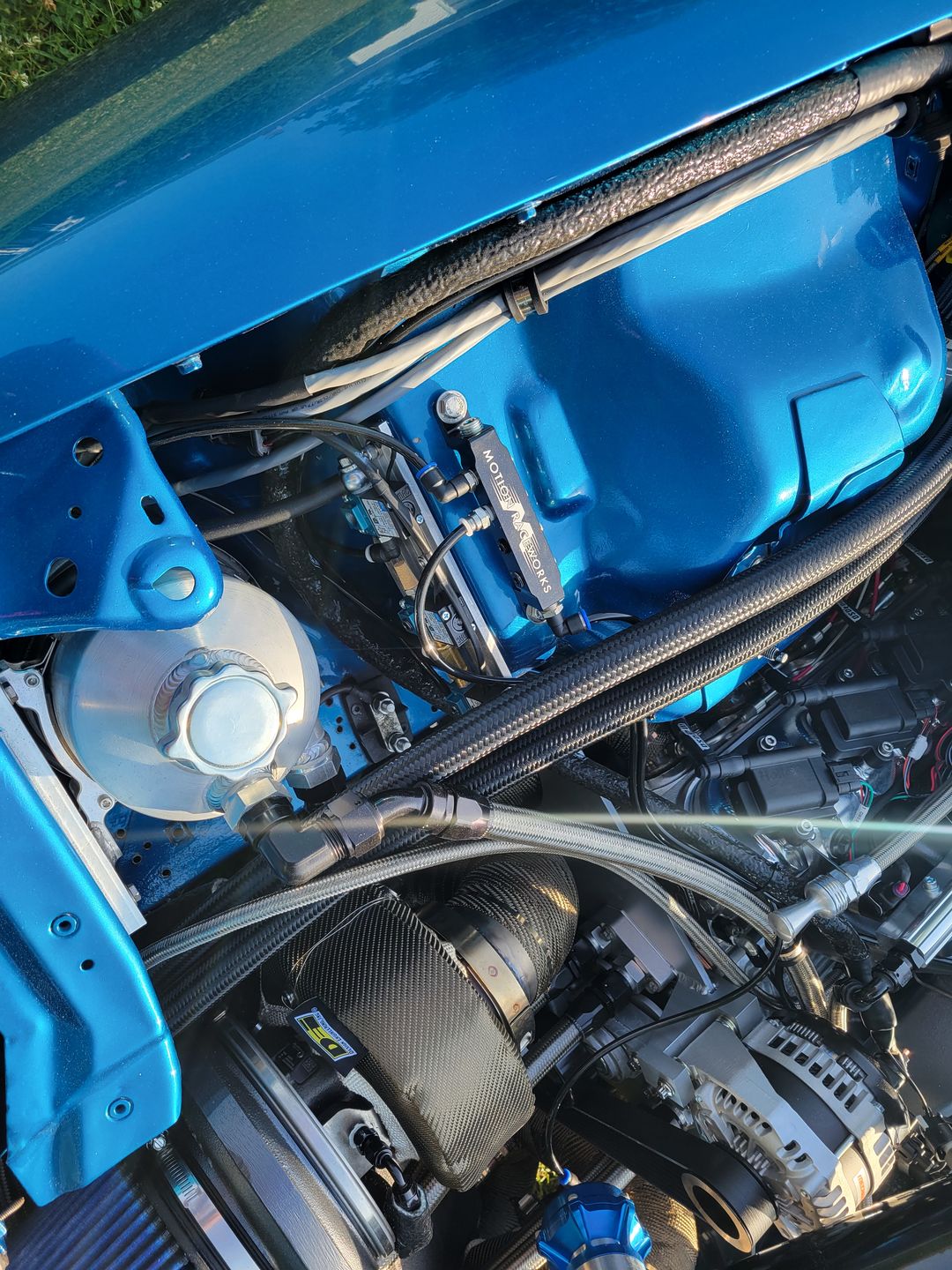 Customer photo review of Motion Raceworks Vacuum Boost Reference Billet Aluminum Distribution Block 18-10020