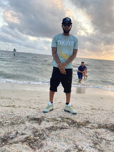 Customer photo review of Street Light Solid Track Pants (Navy)