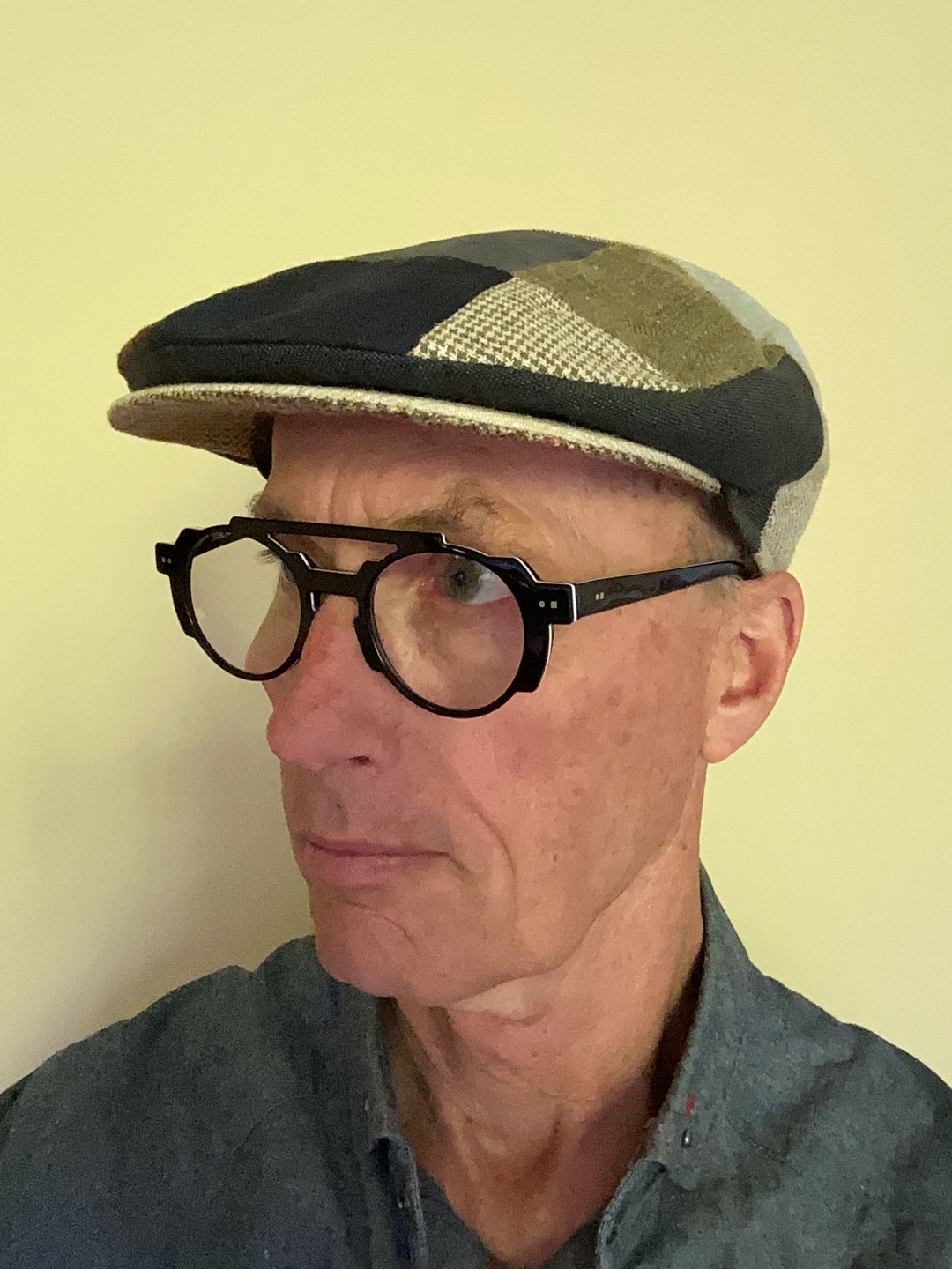Customer photo review of Linen Patchwork - Donegal Touring Cap