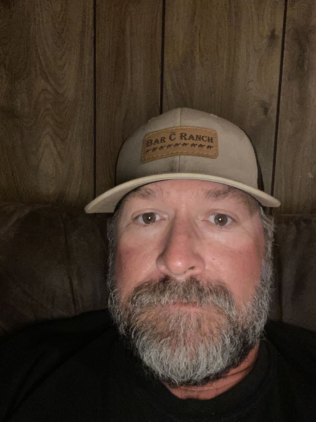 Customer photo review of Richardson 110 Flexfit Custom Leather Patch Hat