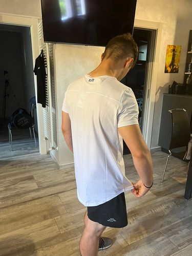 Customer photo review of Lifestyle Scoop Neck - White
