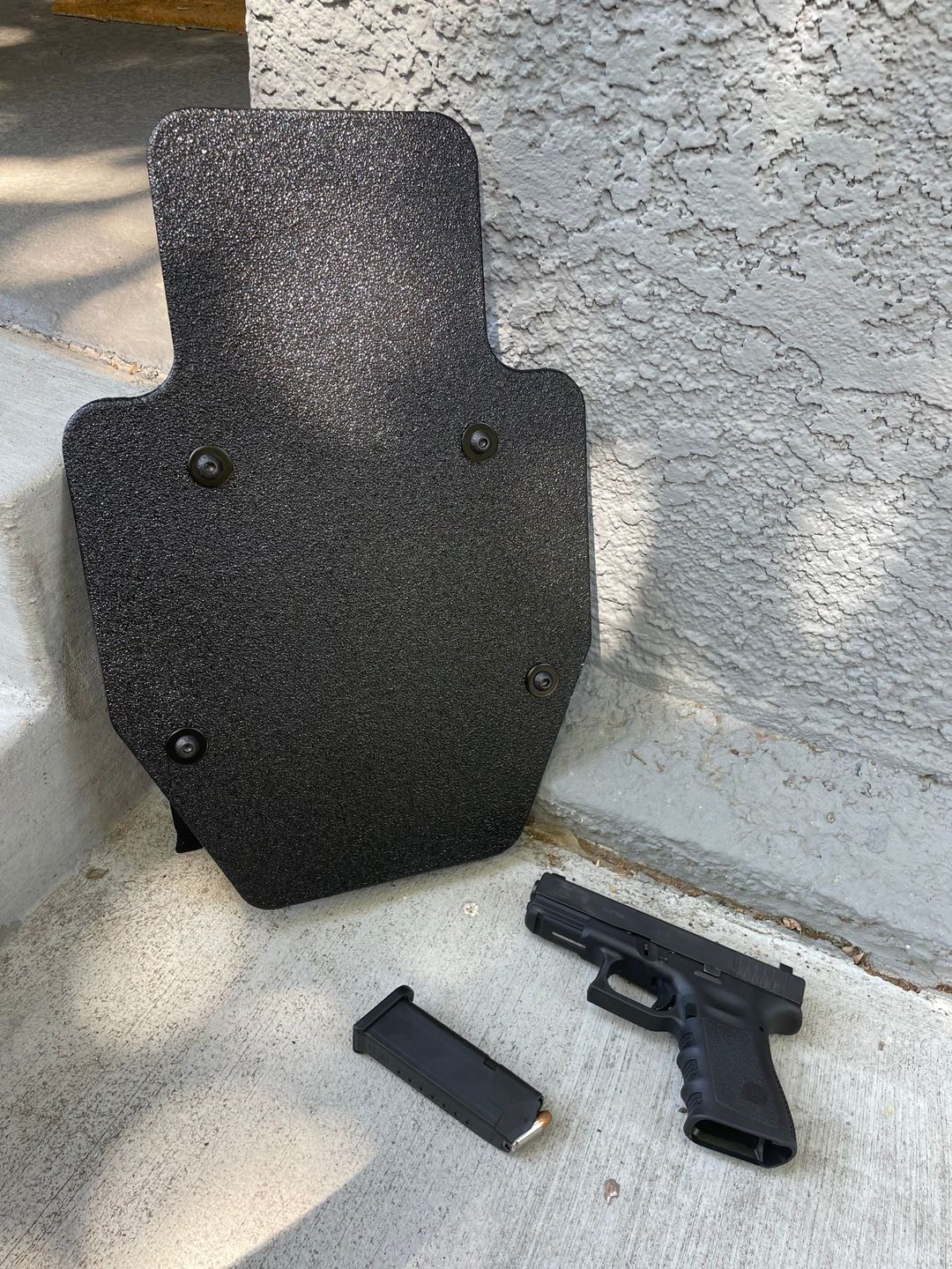 Customer photo review of RTS TACTICAL LEVEL IIIA RIFLE SPECIAL THREATS MINI SHIELD
