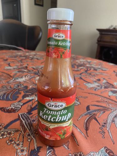 Customer photo review of Grace Tomato Ketchup, 13.5oz or 28.2oz (Single, 2 or 3 Pack)