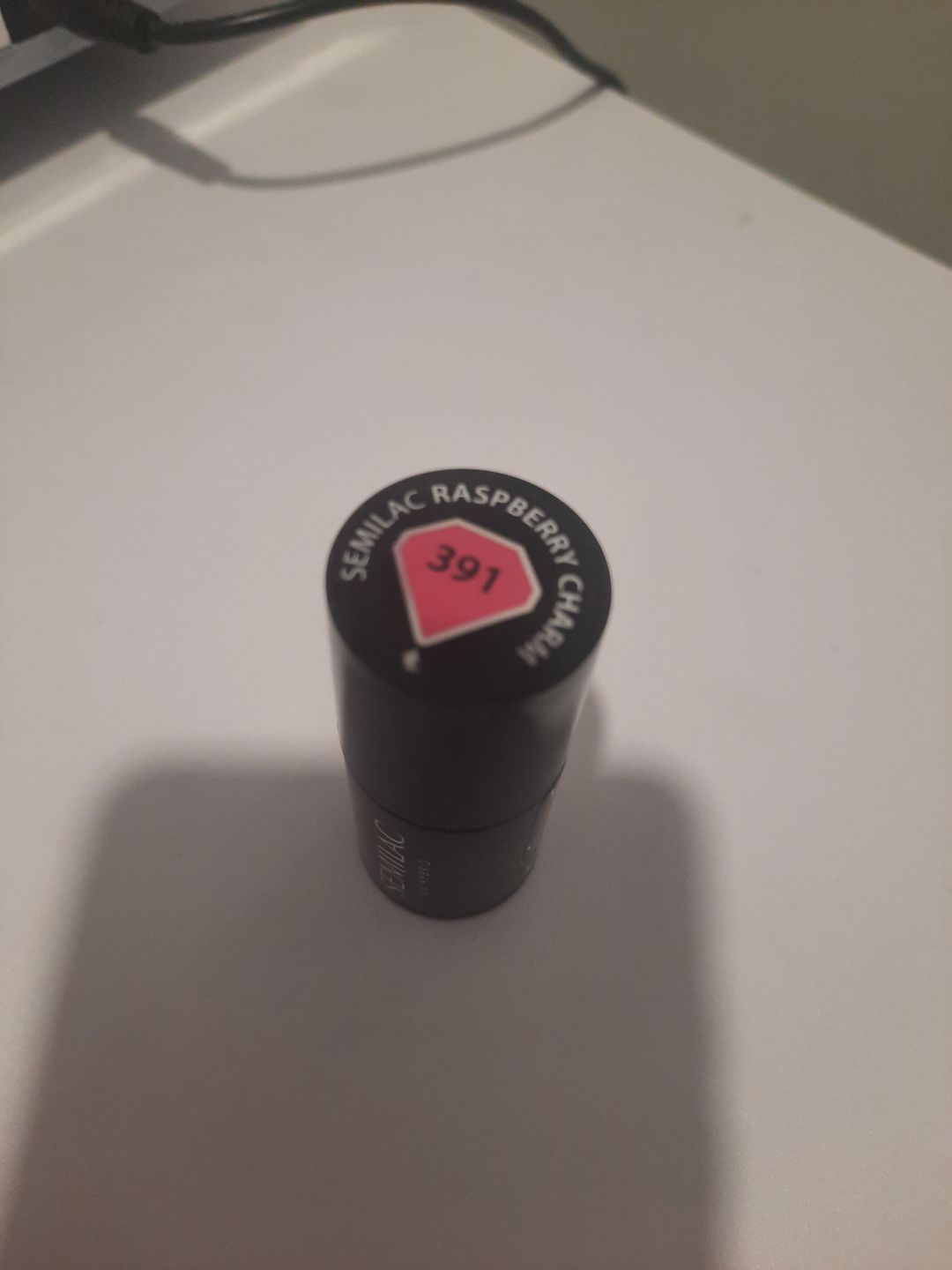 Customer photo review of Semilac 391 Raspberry Charm UV Gel Polish 7ml
