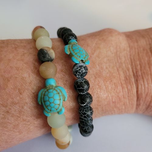 Customer photo review of "Turtle" tracking bracelet
