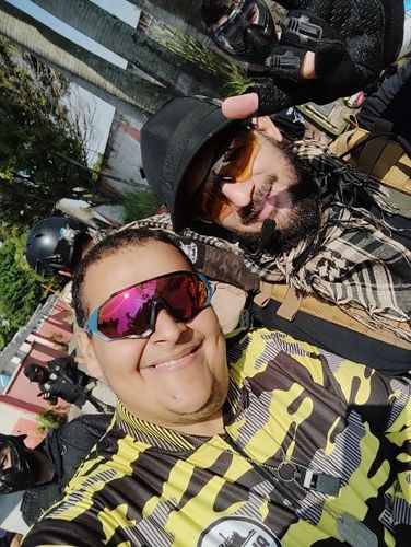 Customer photo review of KE9408 Cycling Sunglasses With Multiple Interchangeable Lenses