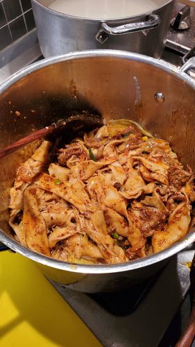 Customer photo review of [N1] Spicy Cumin Lamb Hand-Ripped Noodles Meal Kit (4 Servings)