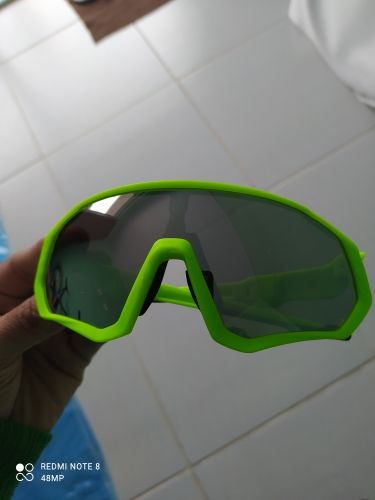 Customer photo review of KE9408 Cycling Sunglasses With Multiple Interchangeable Lenses