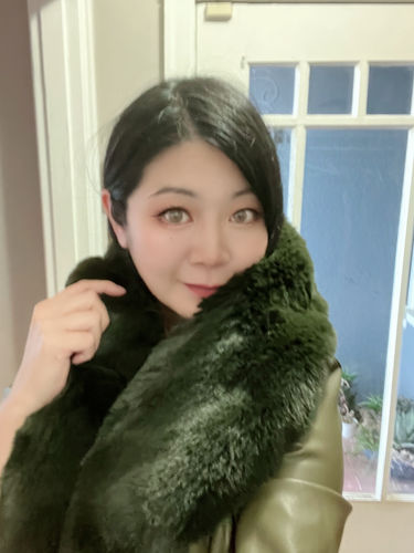 Customer photo review of liv trench coat