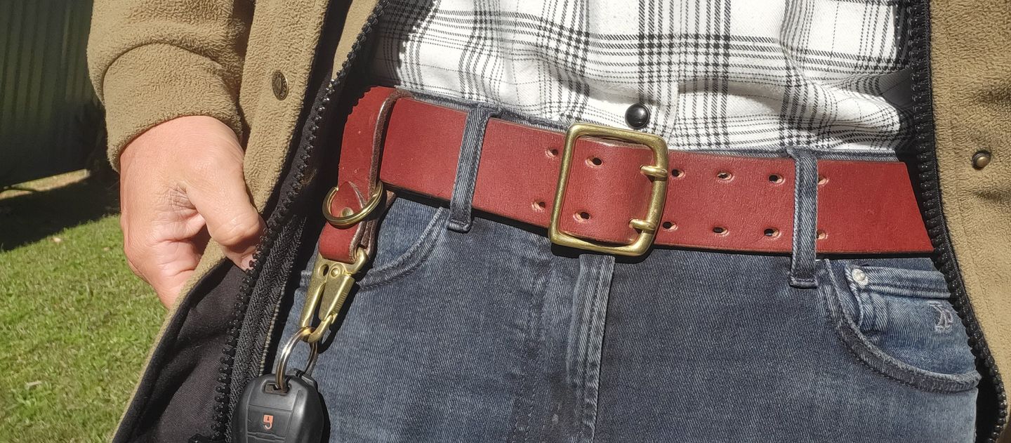 Customer photo review of The Wide Belt