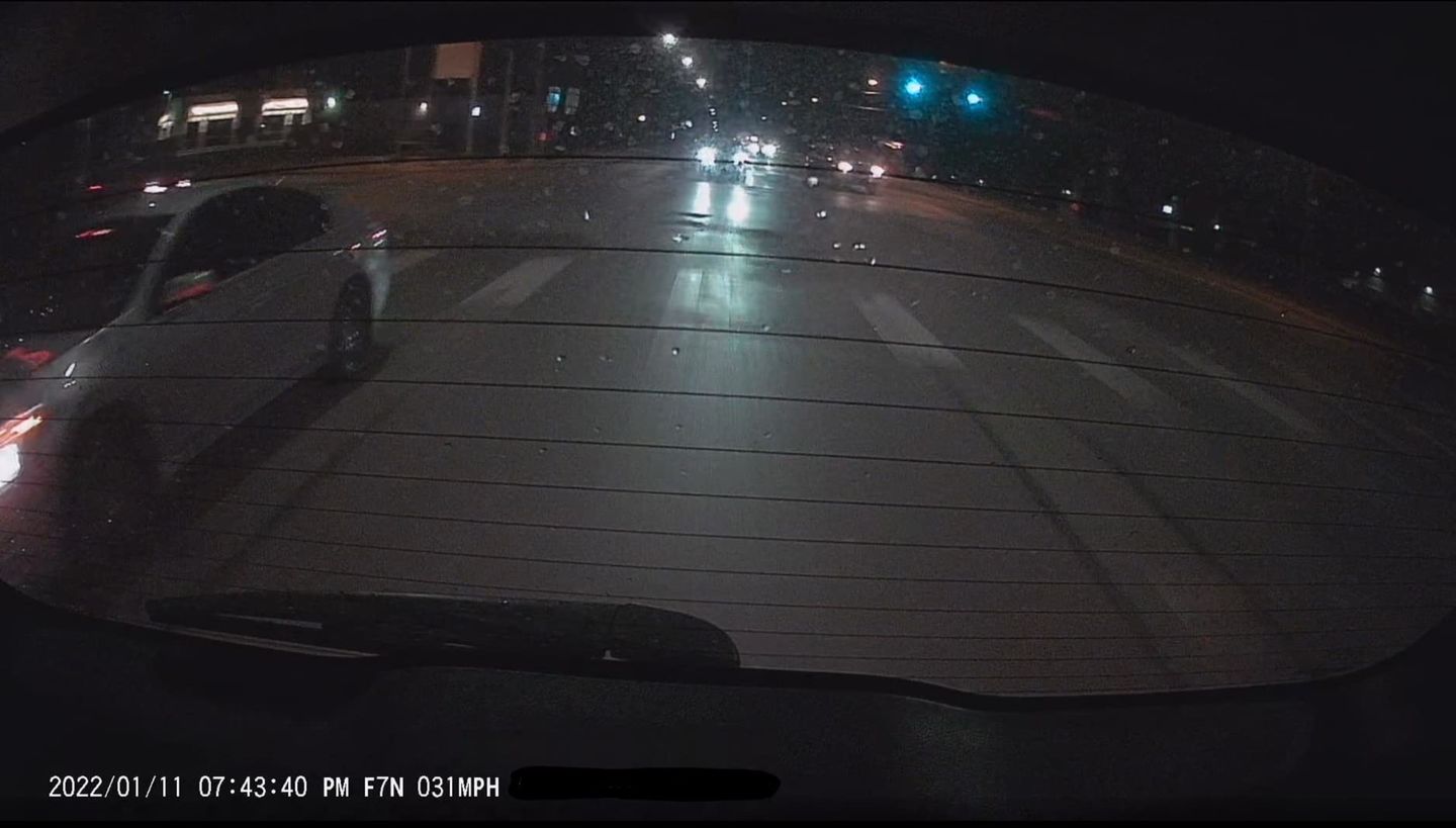Customer photo review of Redtiger F7N 4K Dual Front and Rear Dash Cam With 64GB SD Card
