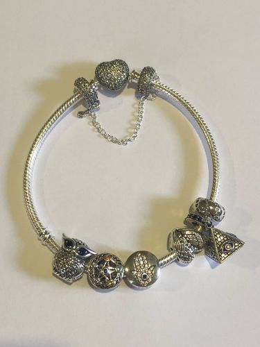 Customer photo review of 925 Sterling Silver 5-Pointed Star Charm