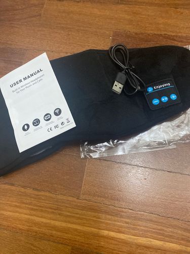 Customer photo review of HexoSleep™ - Bluetooth Headset Sleep Mask