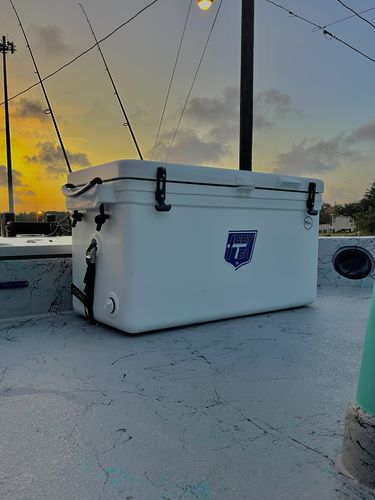 Customer photo review of ICEY-TEK 95 Quart Cooler