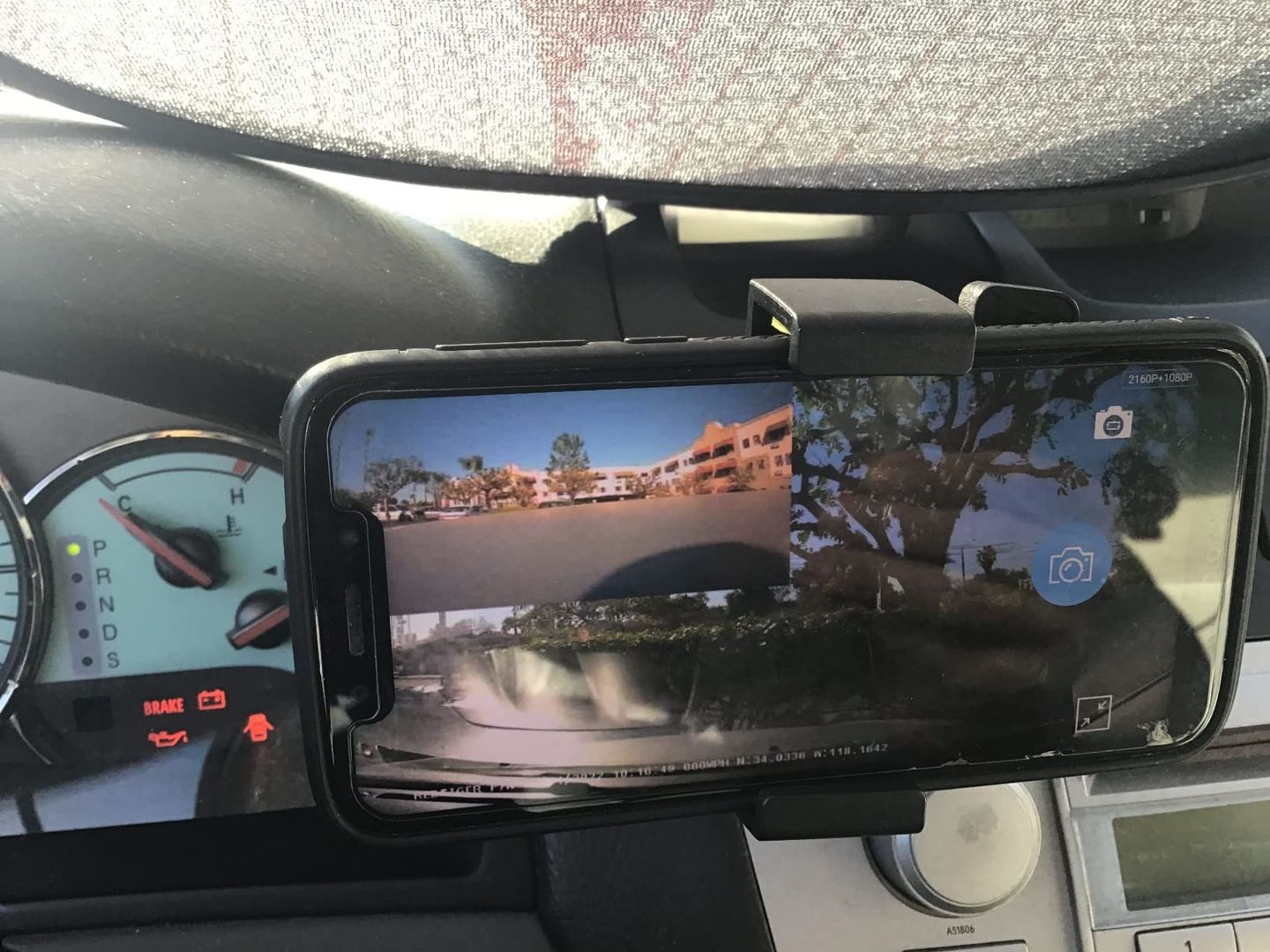 Customer photo review of Redtiger F7N 4K Dual Front and Rear Dash Cam With 64GB SD Card