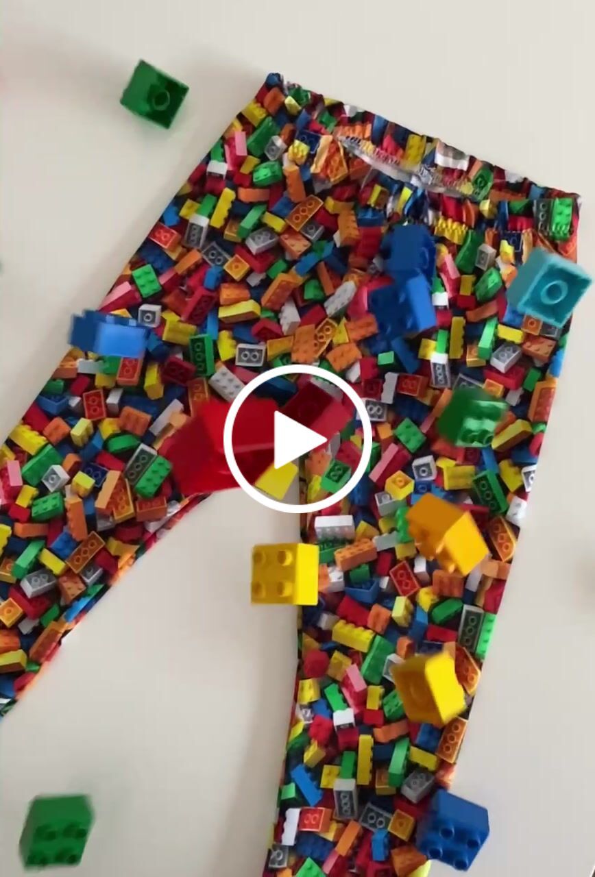 Customer video review of Lego Blocks Cotton Jersey Fabric