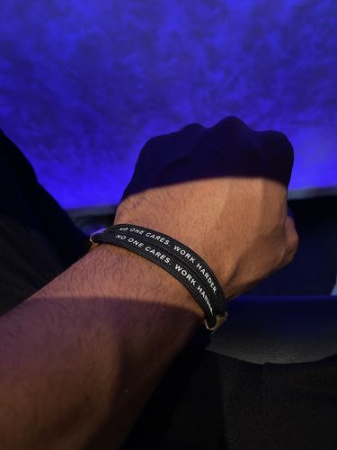 Customer photo review of 3.0 No One Cares, Work Harder - BLK/GOLD