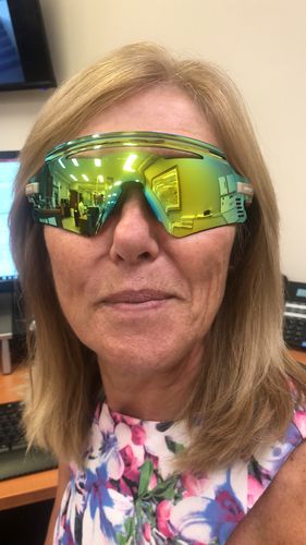 Customer photo review of Kapvoe X1 Sports Glasses for Cycling Running MTB