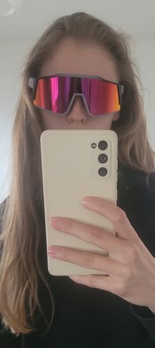 Customer photo review of KE9022 Cycling Sunglasses With Multiple Interchangeable Lenses