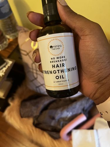 Customer photo review of Hair Strengthening Oil 100ml/3.4fl oz