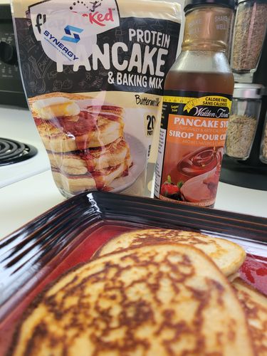 Customer photo review of FLAPJACKED PROTEIN PANCAKES & BAKING MIX