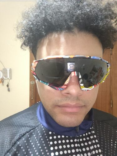 Customer photo review of KE9408 Cycling Sunglasses With Multiple Interchangeable Lenses