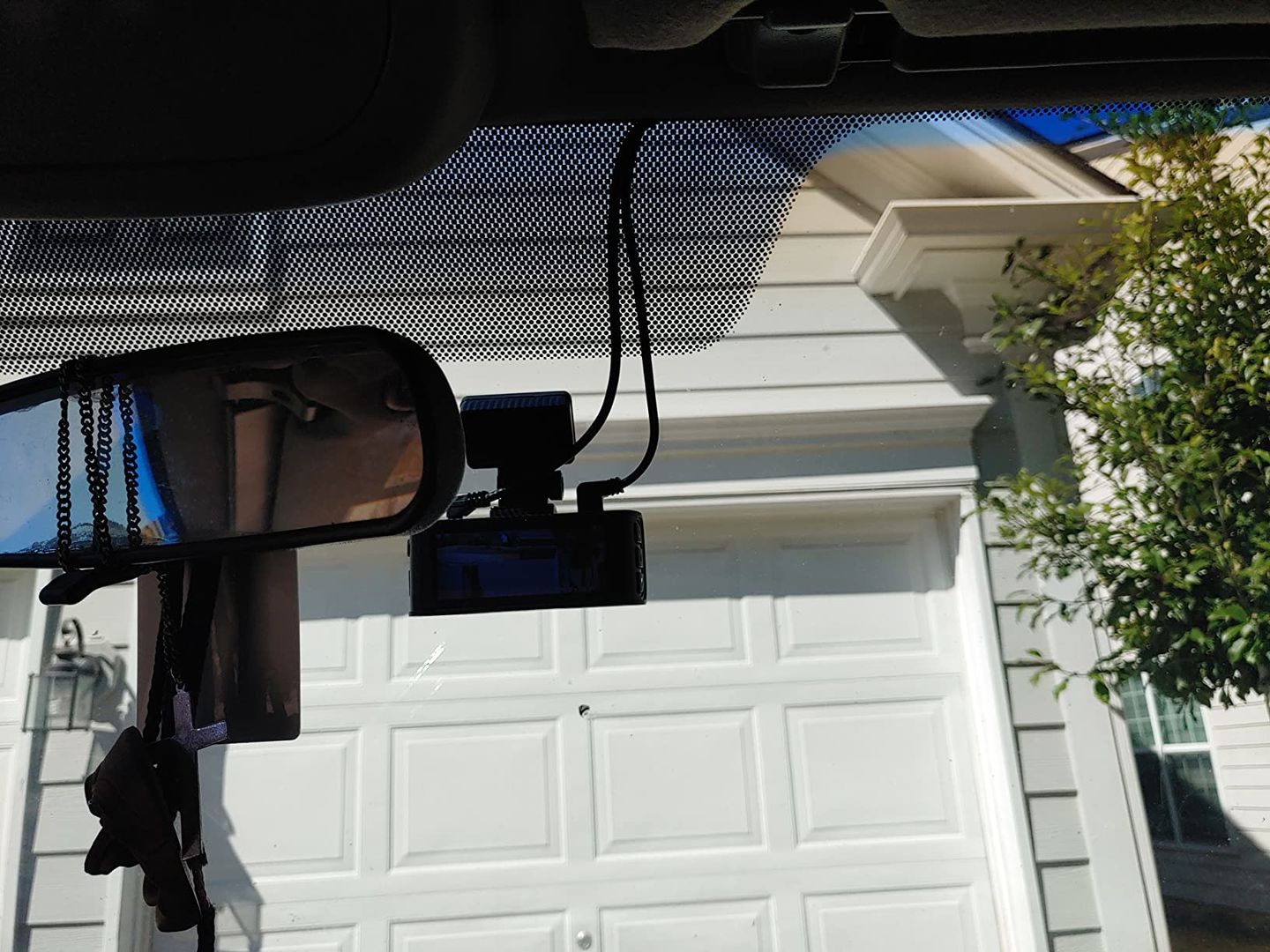Customer photo review of Redtiger F7N 4K Dual Front and Rear Dash Cam With 64GB SD Card