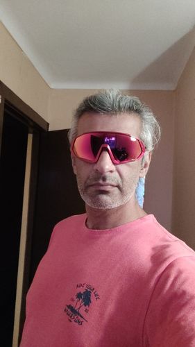 Customer photo review of KE9408 Cycling Sunglasses With Multiple Interchangeable Lenses