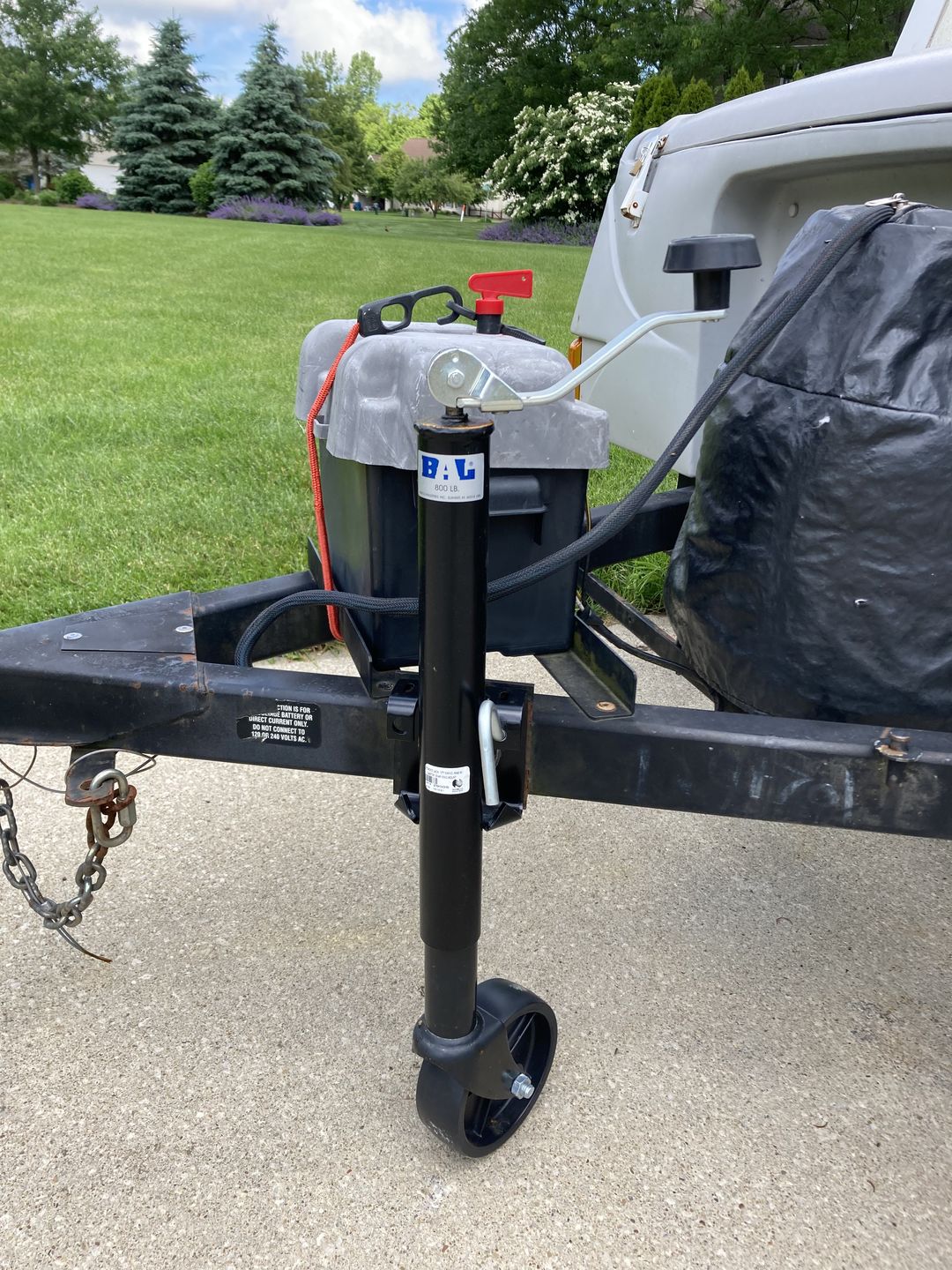Customer photo review of Swing Down Tongue Jack