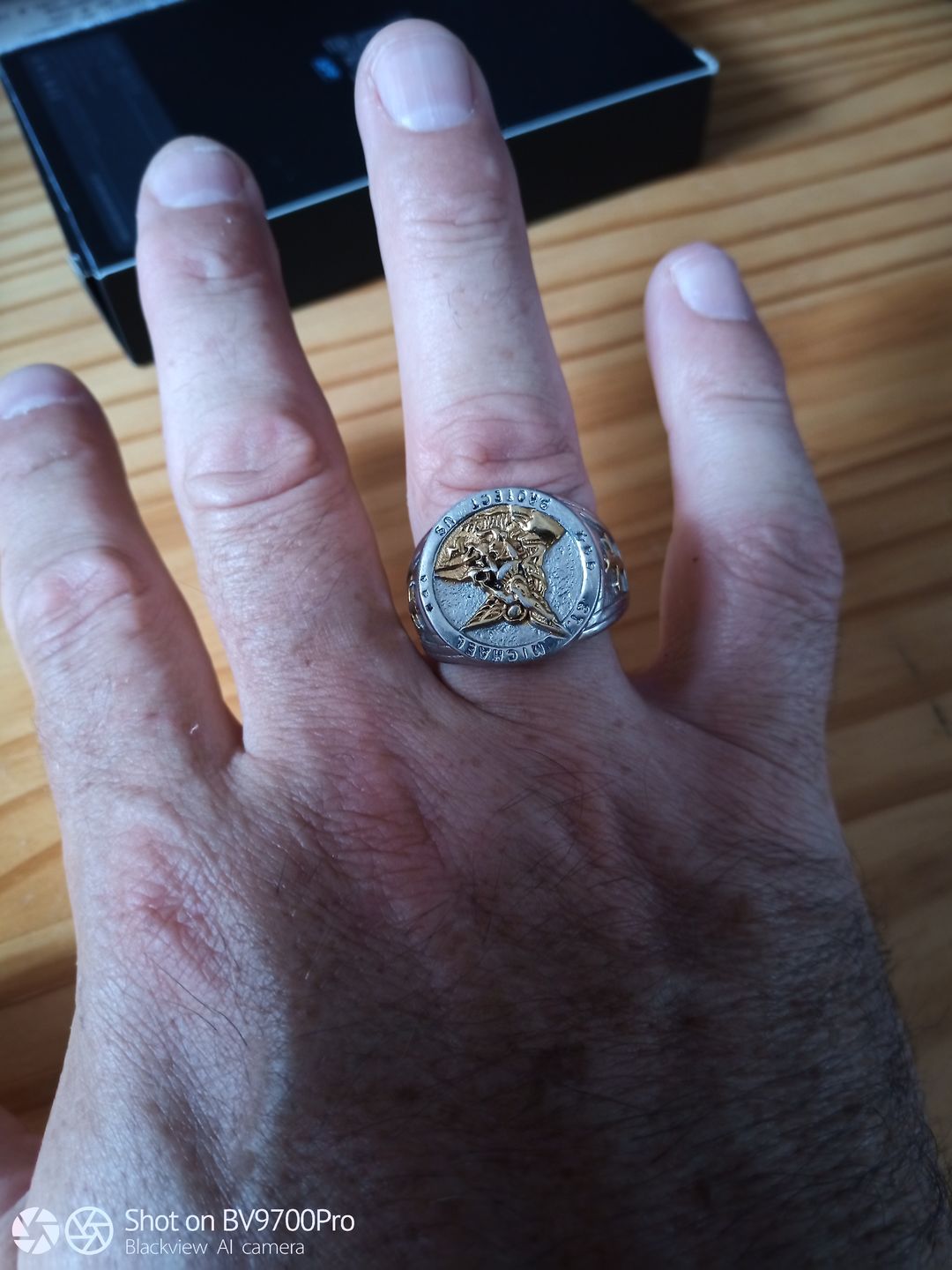 Customer photo review of Bague de l'Archange Michel