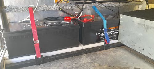 Customer photo review of 12v iTECH200 200Ah Lithium Battery - LiFePO4 Deep Cycle Camping RV Solar
