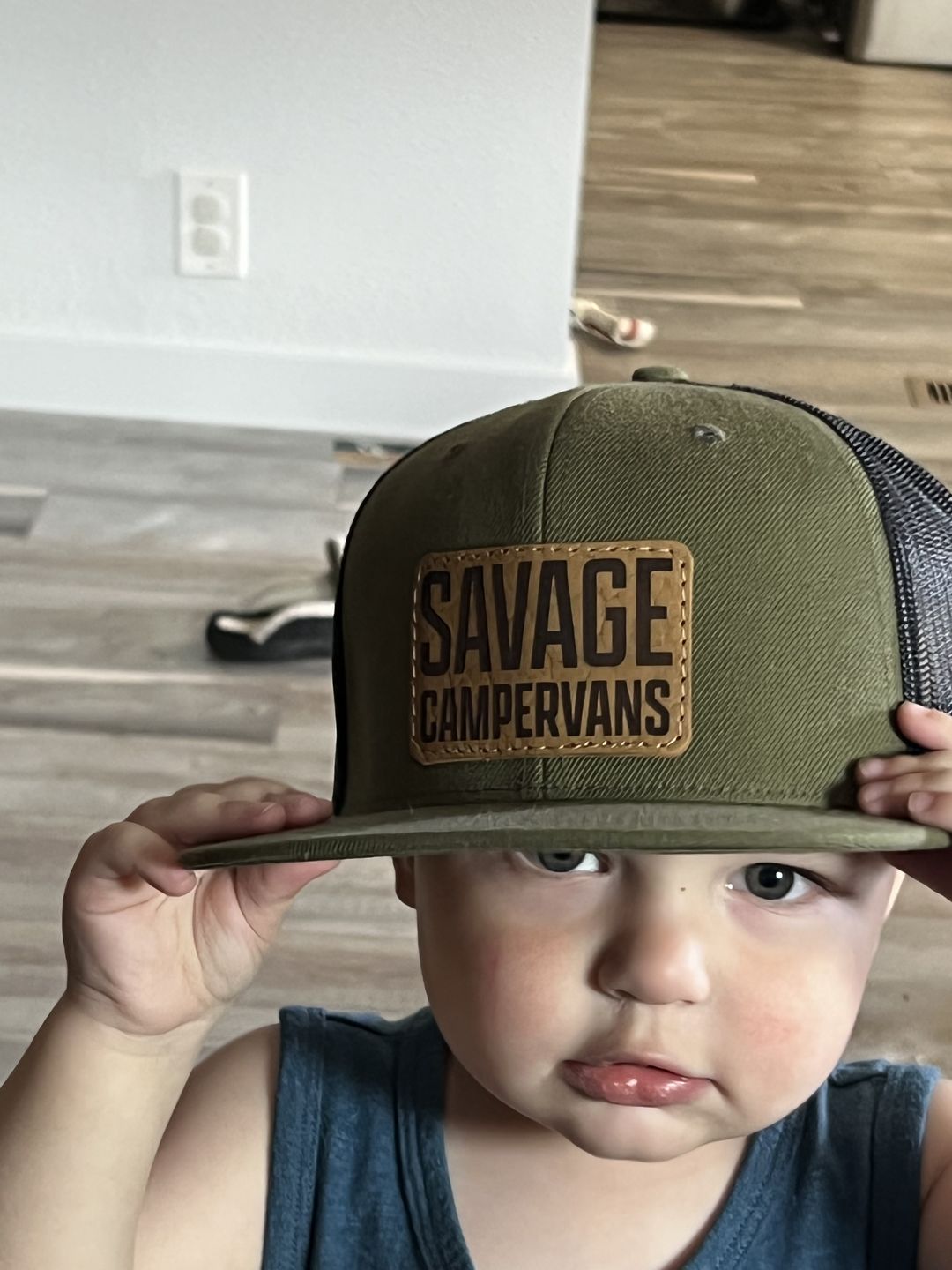 Customer photo review of Richardson 511 Custom Leather Patch Hat