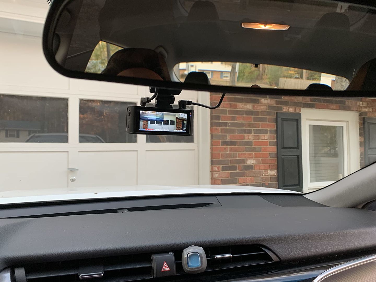 Customer photo review of Redtiger F7N 4K Dual Front and Rear Dash Cam With 64GB SD Card