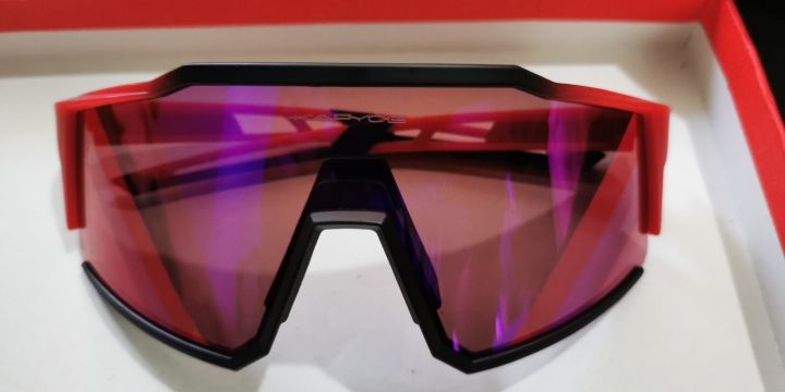 Customer photo review of KE9022 Cycling Sunglasses With Multiple Interchangeable Lenses