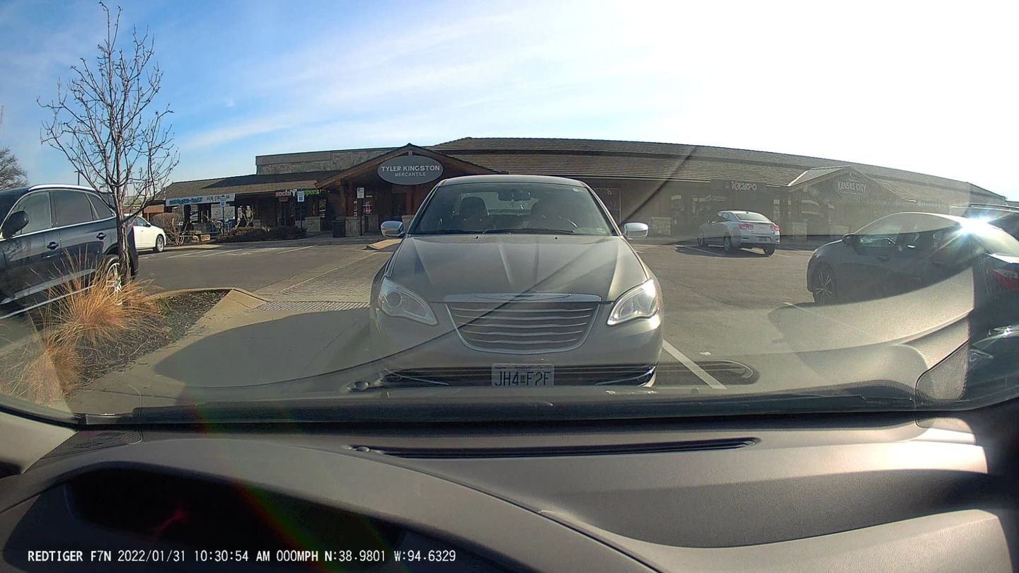 Customer photo review of Redtiger F7N 4K Dual Front and Rear Dash Cam With 64GB SD Card