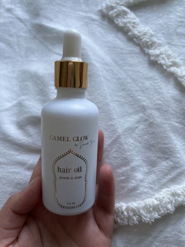 Customer photo review of Growth & Shine Hair Oil