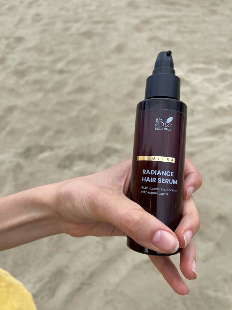 Customer photo review of Radiance Hair Serum