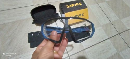 Customer photo review of KE9408 Photochromic Cycling Sunglasses With 2 Lens or 5 Lens