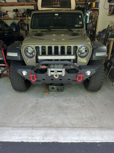Customer photo review of 23 Inch LED Light Bar 480W Flood Spot Combo Led Pods for Off Road  Jeep Truck Pickup ATV UTV with Wiring Harness