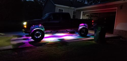 Customer photo review of Premium RGB+W Rock Lights