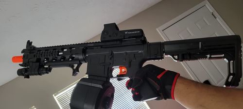 Customer photo review of M4 Gel Blaster with Drum