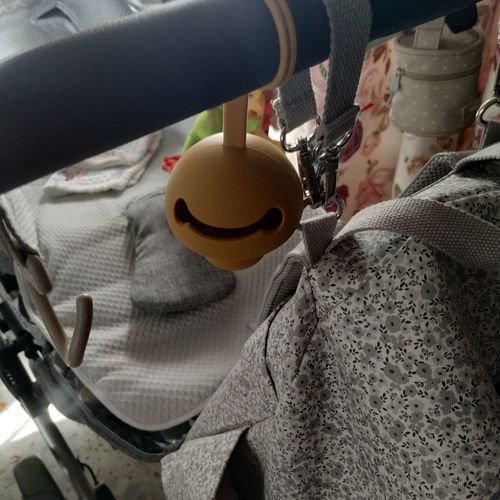 Customer photo review of Guardachupete + Chupete mango Nenina & Co