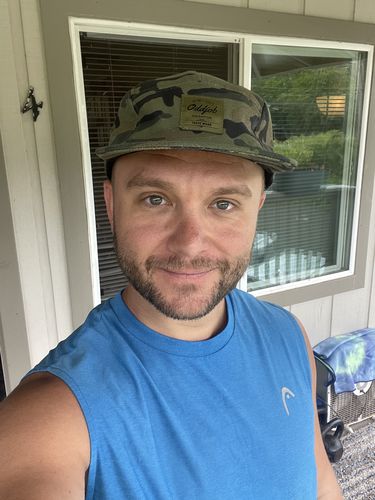 Customer photo review of Big Ultralight Cap, Blue/Green