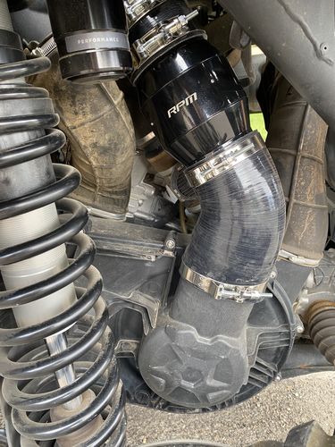 Customer photo review of RPM Can-Am Maverick X3 "ECF" Electric Clutch Fan Kit ~ Lower Clutch / Belt Temperature