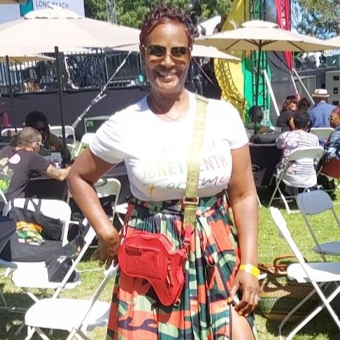 Customer photo review of Africa Fanny Pack/ CrossBody Bag - Red Leather