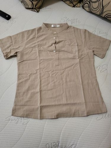 Customer photo review of Summer New Men's Short Sleeved T Shirt