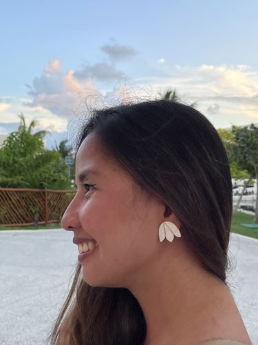 Customer photo review of Guita Stud Earrings
