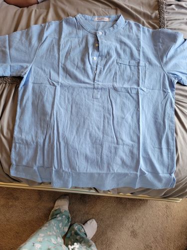 Customer photo review of Summer New Men's Short Sleeved T Shirt