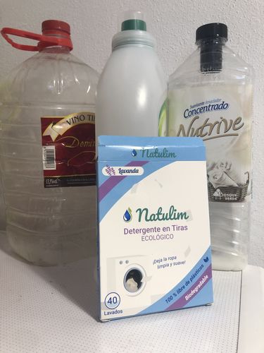 Customer photo review of Eco-Tiras de Detergente 40 lavados Natulim